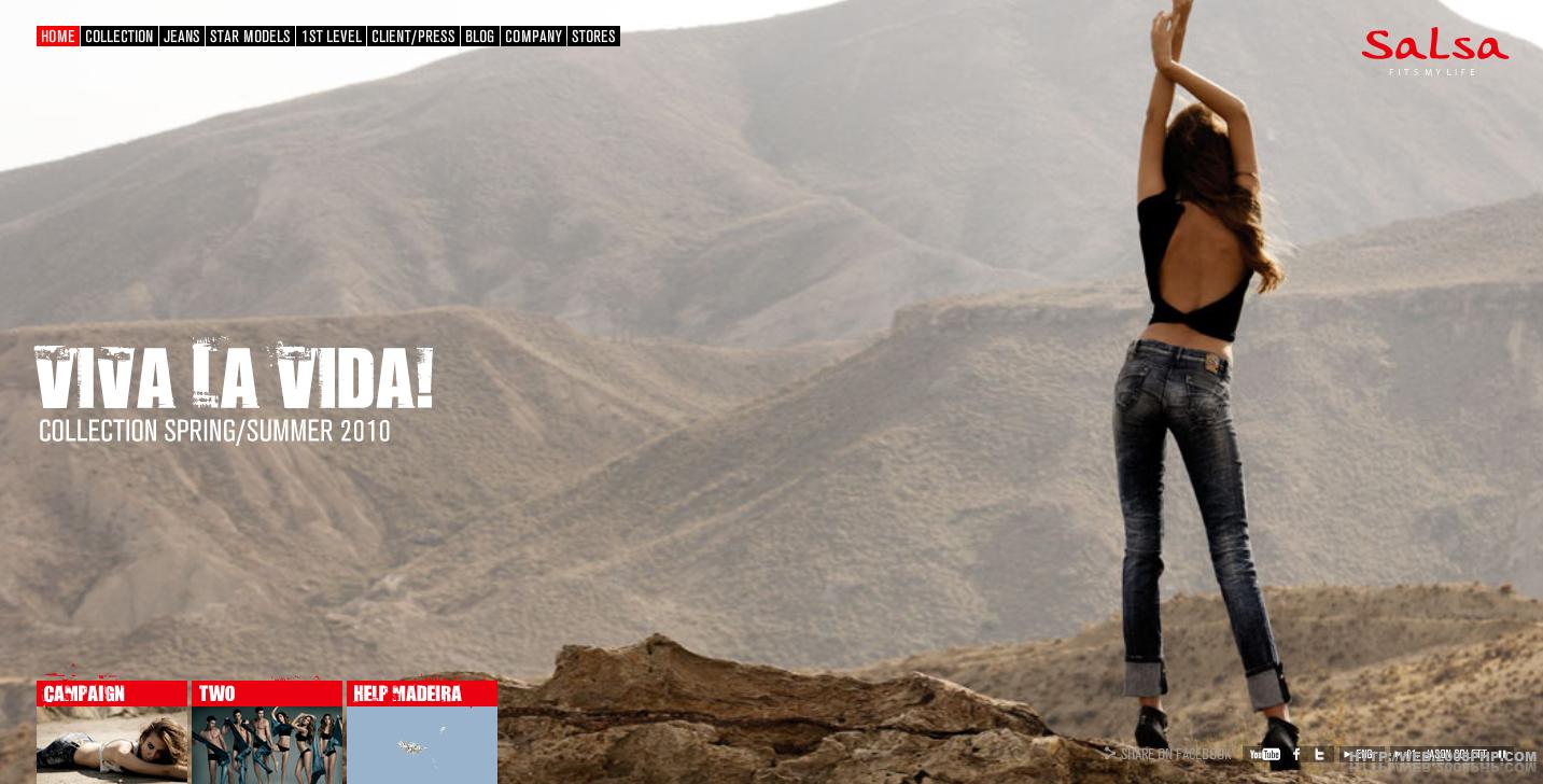 葡萄牙Salsa牛仔服饰品牌网站