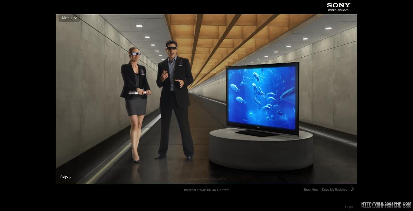 日本索尼公司-Bravia液晶高清晰度电视和三维