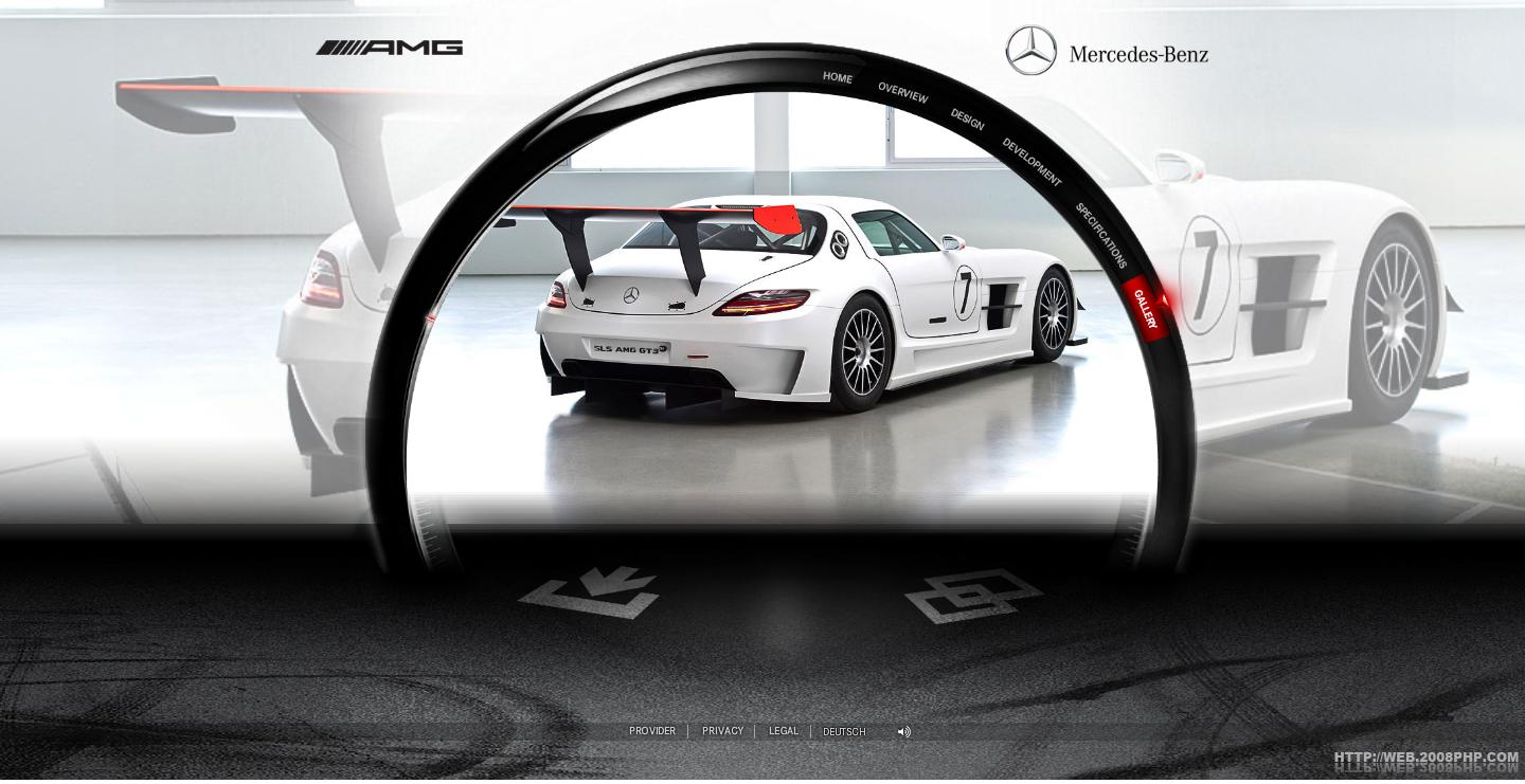 梅德赛斯奔驰汽车-访问所有新SLS AMG的GT