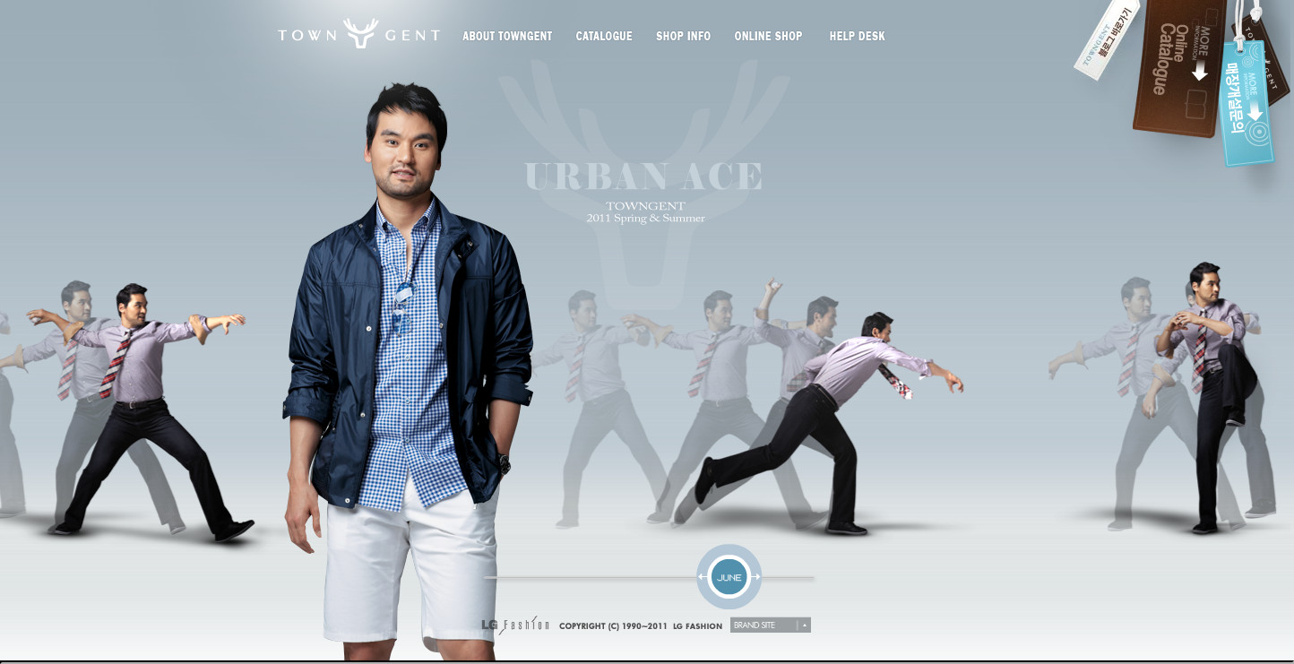 〓 酷站网站截图-韩国男士品牌服装服饰。高级