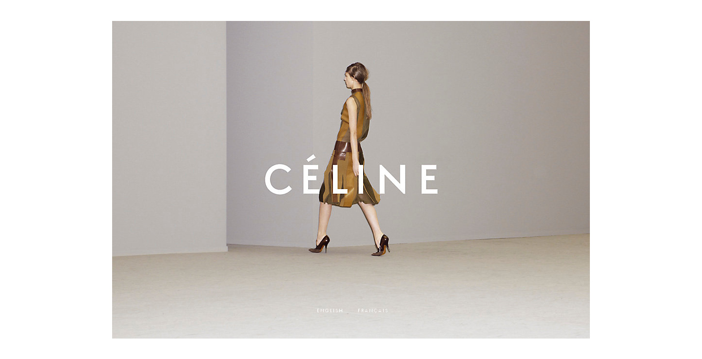 〓 酷站网站截图-法国奢侈品牌CELINE赛琳网