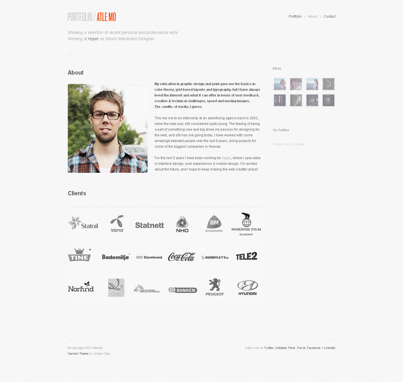 挪威Atle Mo平面设计师个人网站。我在平面设