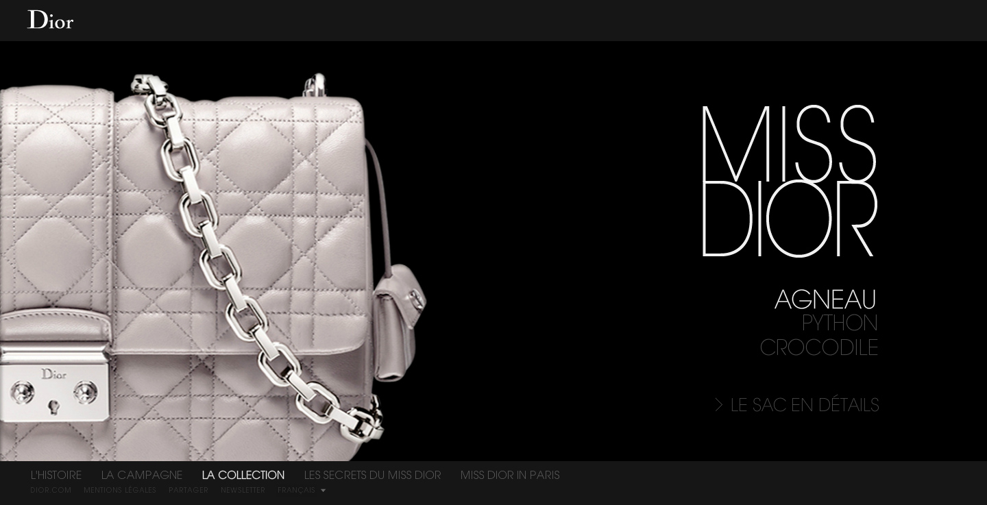 〓 酷站网站截图-Miss Dior!迪奥小姐.女性包包