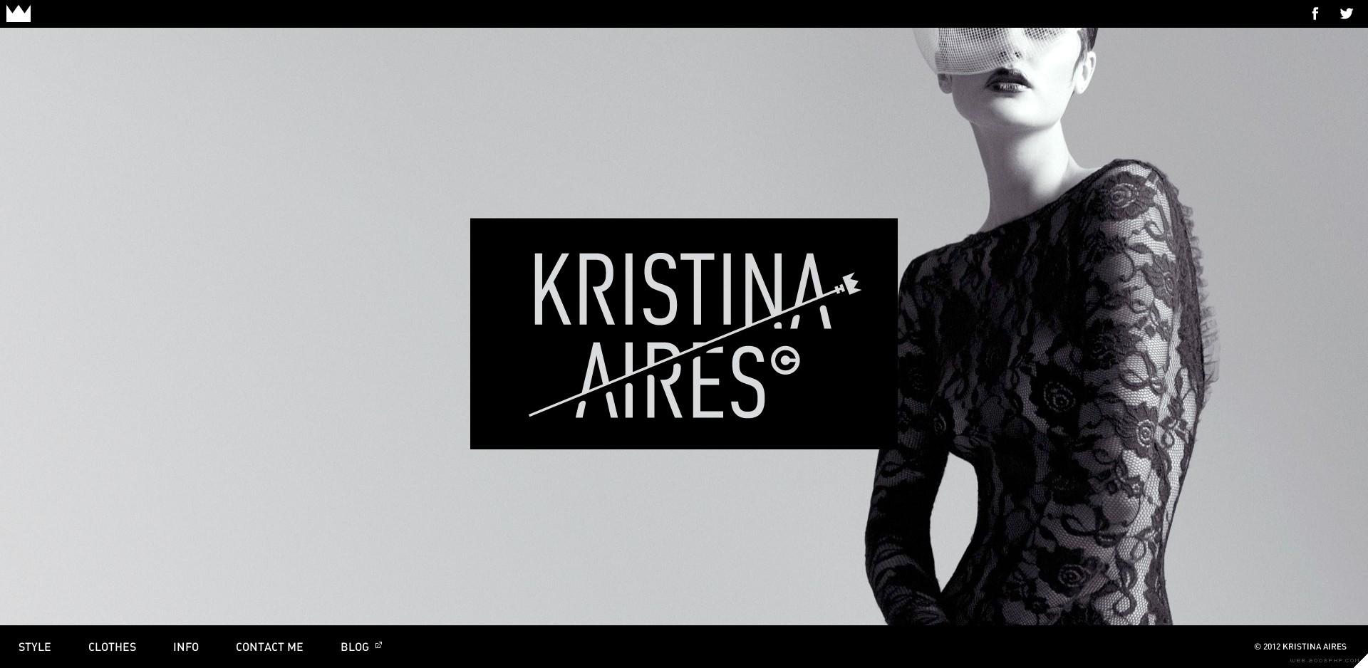 克里斯蒂娜时装服饰设计师个人网站。出生在俄