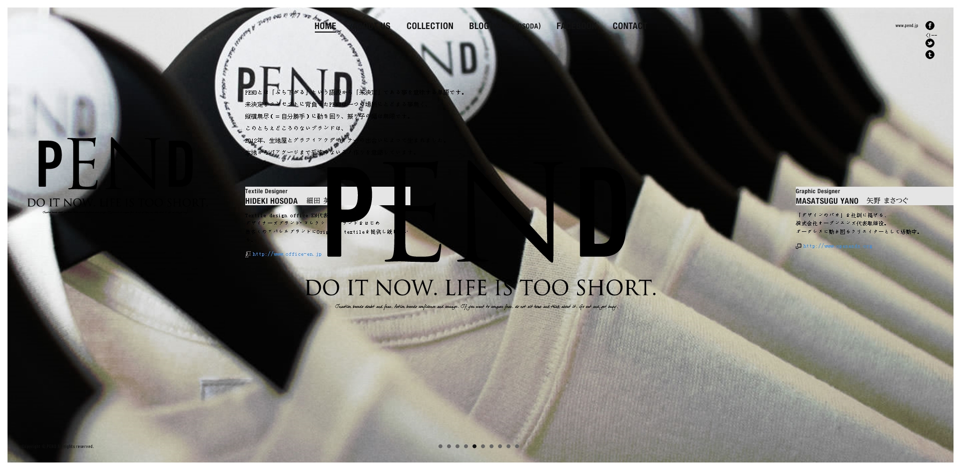 日本PEND是一个独特纺织设计师和印刷工人,