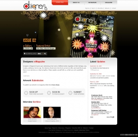 巴基斯坦的第一艺术电子杂志，设计师网站