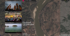 日本泰国旅游局俯瞰景点地图网站