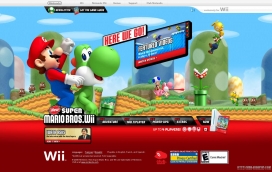 欧美新超级马里奥兄弟采蘑菇Wii游戏机