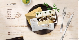 韩国touchofspice美食餐馆网站
