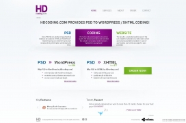 欧美HDCoding - 质量和快速的WordPress和XHTML编码服务。我们转换到WordPress任何设计模板或一个有效的和结构良好的XHTML页面代码基础