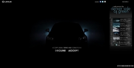 欧美Lexus Dark Ride雷克萨斯高级汽车网站