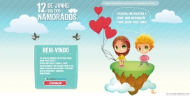 巴西Dia dos Namorados情人节卡通人物网站