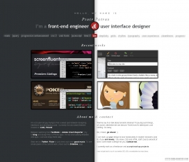 波兰我网页前端工程师和用户界面设计师恩吉个人网站