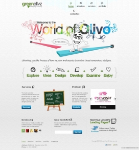 欧美GreenOlivz：网页设计服务公司|网站开发服务