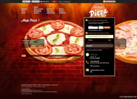 俄罗斯披萨美食网站