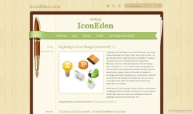 欧美IconEden的博客|图标版本和教程。模板材质网站，漂亮网页