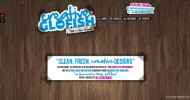 英国曼彻斯特创意Glofish - 自由网页设计。木板条纹