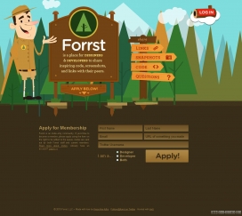 Forrst是一个设计师和分享截图，链接，代码开发的地方，与他们同行的问题
