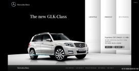 梅德赛斯-奔驰GLK-Class系列轿车韩国官方网站。