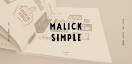 法国图卢兹MalickSimple设计师酷站-出身于1987年，别看这背后关联的名字，其实是一个荒诞的故事，不正是尊重字母表示的简单...这绰号简直就是一个完美的人格和工作的反映。
