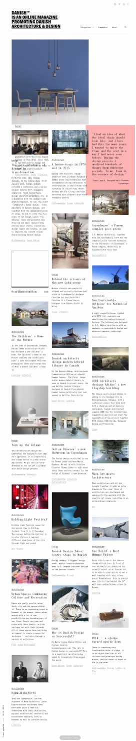 DANISH™-丹麦建筑设计在线杂志！我们帮助丹麦的设计师和建筑师获得更多的国际知名度。