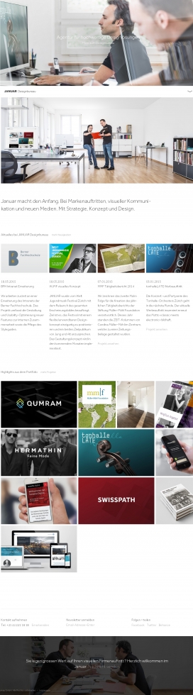 瑞士JANUAR Designbureau视觉传达和新媒体概念设计！