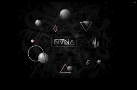 法国NVNA音乐-几何图像HTML5酷站！