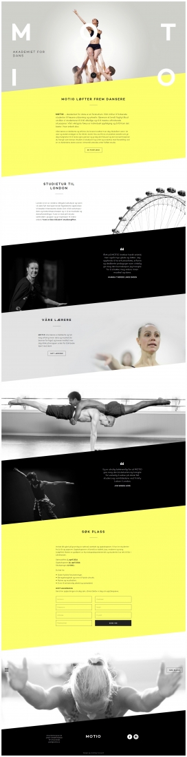 多才多艺挑战-挪威MOTIO舞蹈学院HTML5酷站！