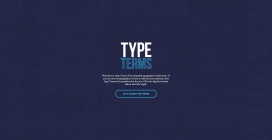 Type Terms个性字母排版设计！
