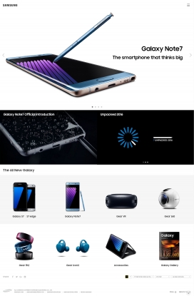 三星Galaxy-S7智能手机家电产品网站！