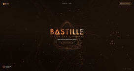 英国伦敦Bastille巴士底音乐新专辑风暴！超炫的曲线特效。