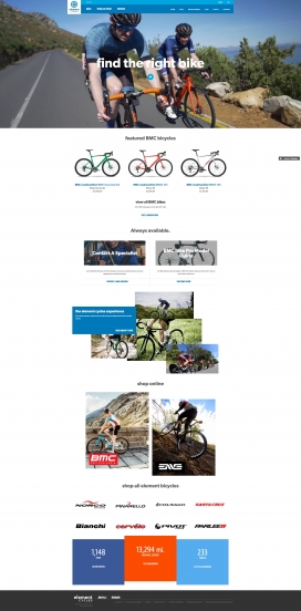 你的旅程从这里开始！Element Cycles自行车产品酷站。