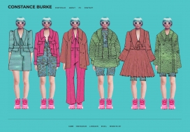 Constance Burke-热情时装设计师!对极简主义，后现代主义和媚俗艺术充满热情的设计师。