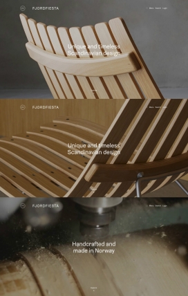 浓郁的挪威风味木椅子！