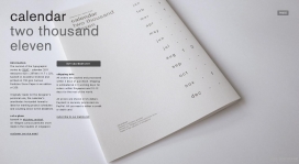 日本silnt印刷平面宣传册手册设计。通过设计实践，silnt印刷台历系列 - 在排版和印刷akzidenz grotesk 150克颗粒雪好奇纸为250版。