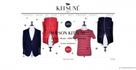 日本Kitsuné Shop休闲服饰服装网站