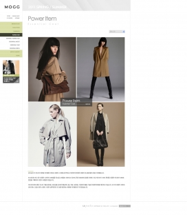 韩国mogg时尚女装展示服饰网站