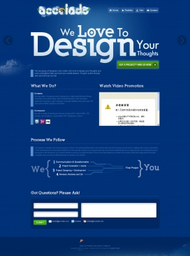 欧美Accolado网页设计，广告设计欣赏