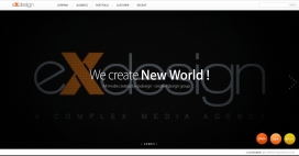 我们创建新的世界！韩国exdesign网页设计，网站建设，FLASH网站设计。