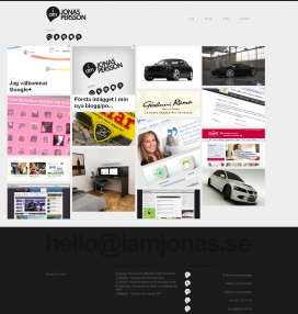 以色列Jonas Persson网页前端开发设计网站