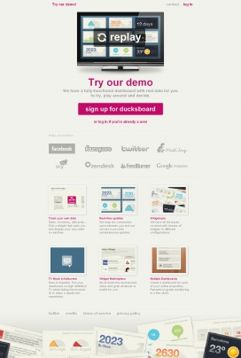 Ducksboard，一个实时仪表板来跟踪您的Web服务！可帮助您跟踪您的网上指标，同时舒缓，优雅和美丽你的眼睛