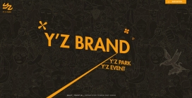 韩国yzpark品牌策划机构，网页设计网站