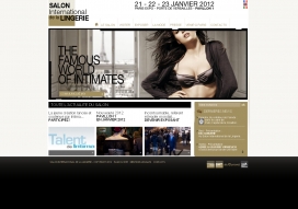 国际女性内衣展！国际内衣展欢迎您21，22，2012年1月23日在巴黎 - 凡尔赛宫