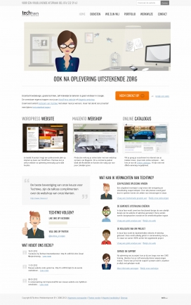 荷兰Magento网店和WordPress的网站。网页设计专家