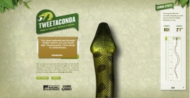 蟒蛇行动！TWEETACONDA-丹佛自然与科学博物馆，帮助丹佛自然与科学博物馆创建了世界上最长的蛇