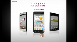 韩国LGOptimus智能手机产品展示酷站！