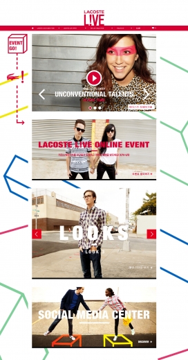 鳄鱼Lacoste L!VE品牌服饰网站。