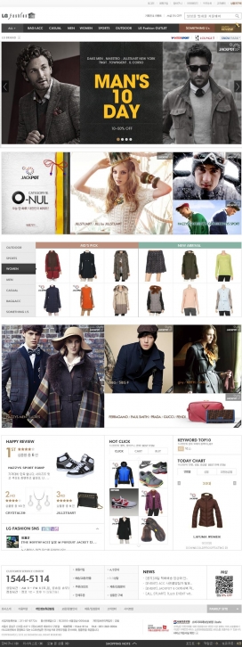 GO时尚购物街-LG旗下服装箱包饰品网上购物商场网站。