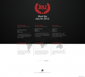 2012-Smashing陪审团奖项-是大西洋领先的10名设计师，开发人员和创意项目经理和技术副总裁平台网站！