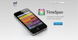 TimeSpan最低限度的iPhone手机应用程序！管理所有的milestones里程碑